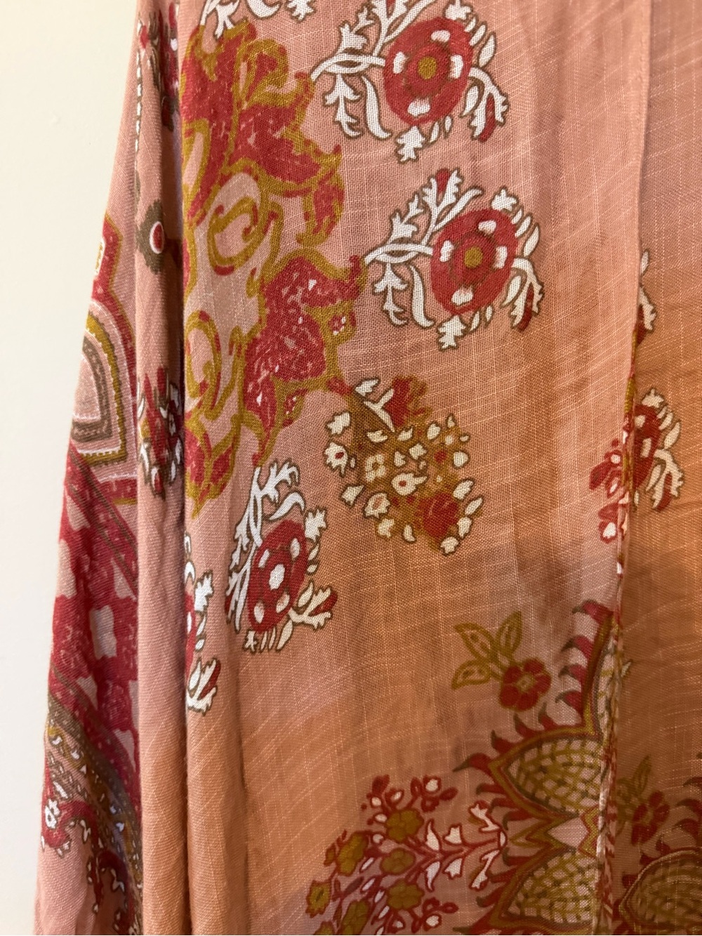 Cost Plus World Market Mauve Pink Floral Kimono - Picture 3 of 6
